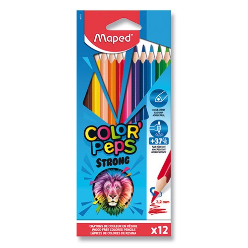 MAPED trikotne barvice "COLOR'PEPS STRONG" set 12 kos